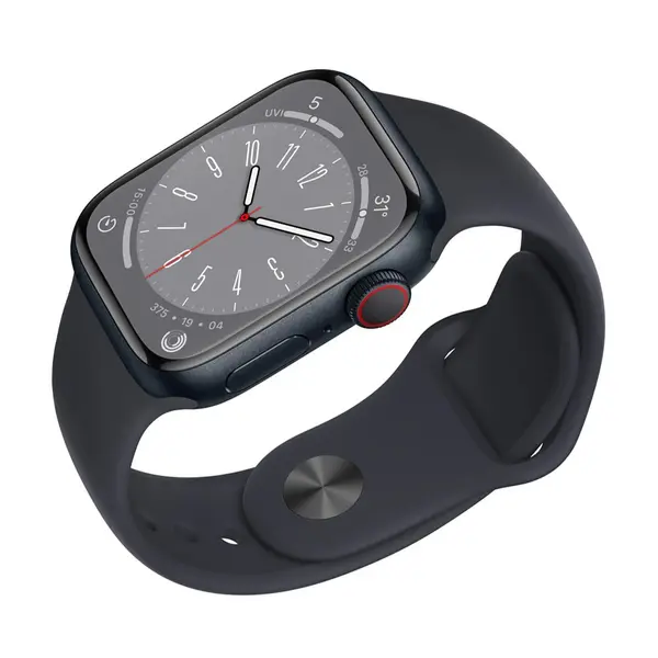 Apple Watch Series 8 GPS & Cellular 45mm Smartwatch – Color: Black – View 3